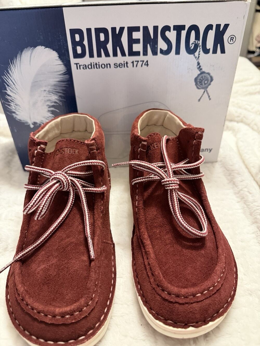 BIRKENSTOCK Leather Pasadena High Booties Chukkas EU 36 Womens 5 Narrow NIB
